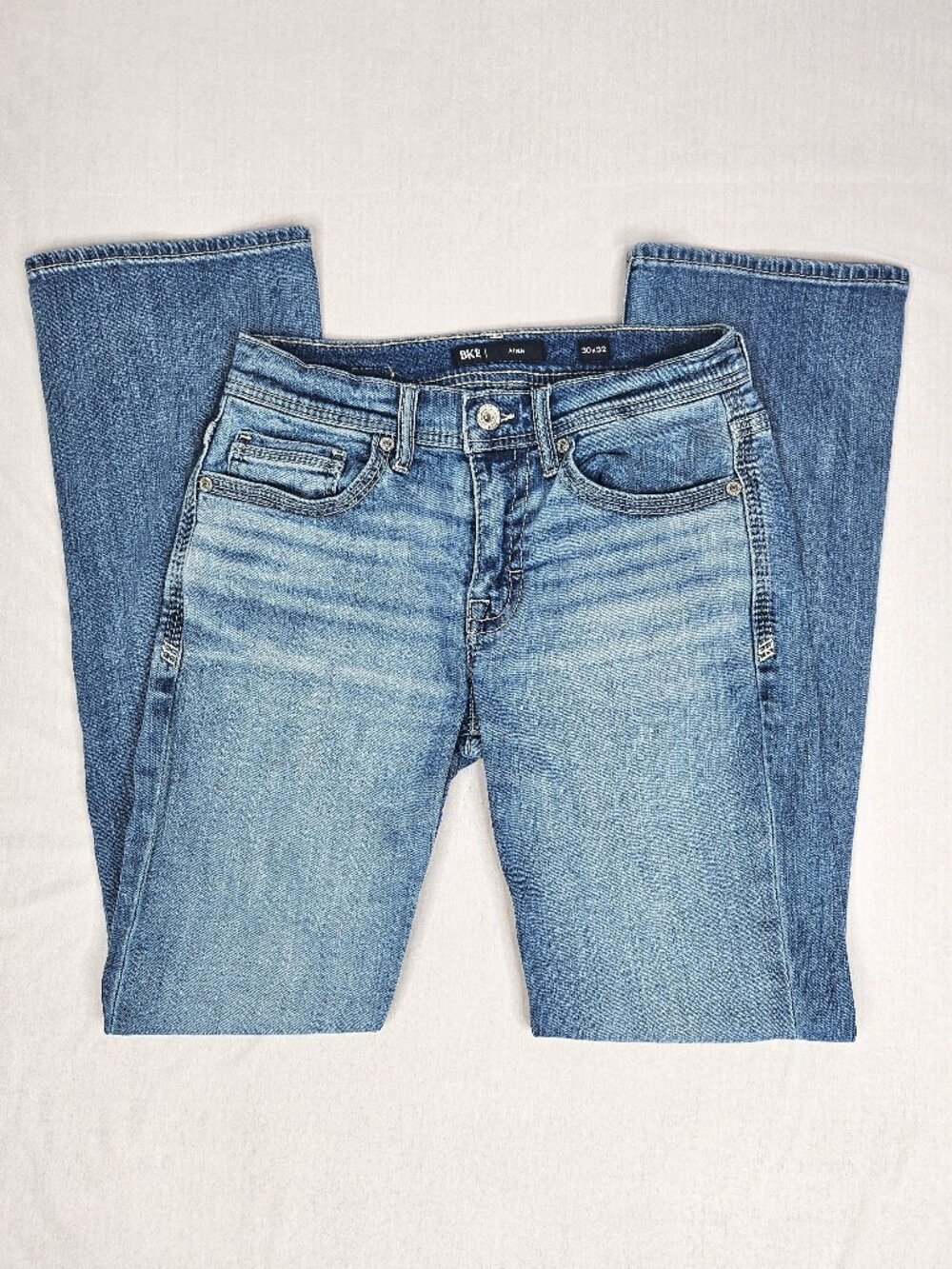 BKE Aiden Bootcut Jeans | Stretch Denim | Blue | 30x32